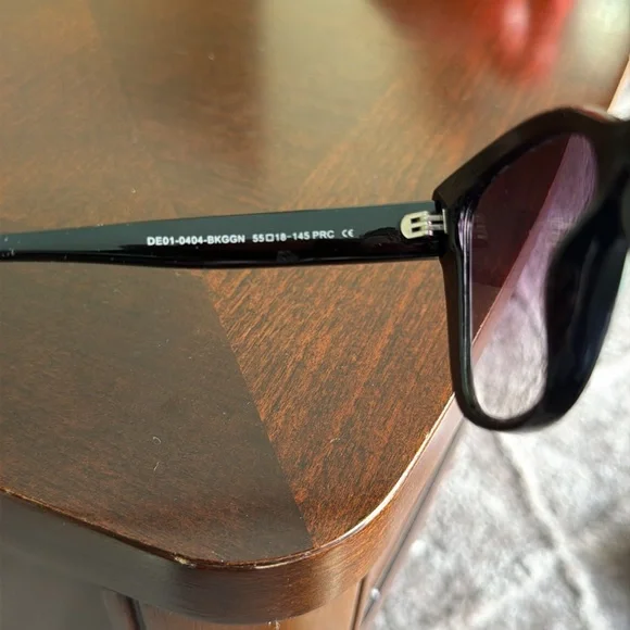 Black Diff sunglasses size 55-18-145 - Picture 6 of 7